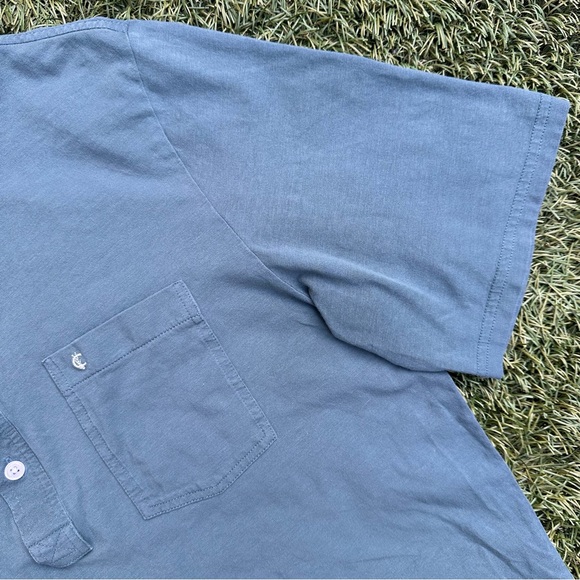 Criquet Mens Top-Shelf Players Shirt Pima Cotton 4 Button Placket Collar Polo L - Picture 4 of 9